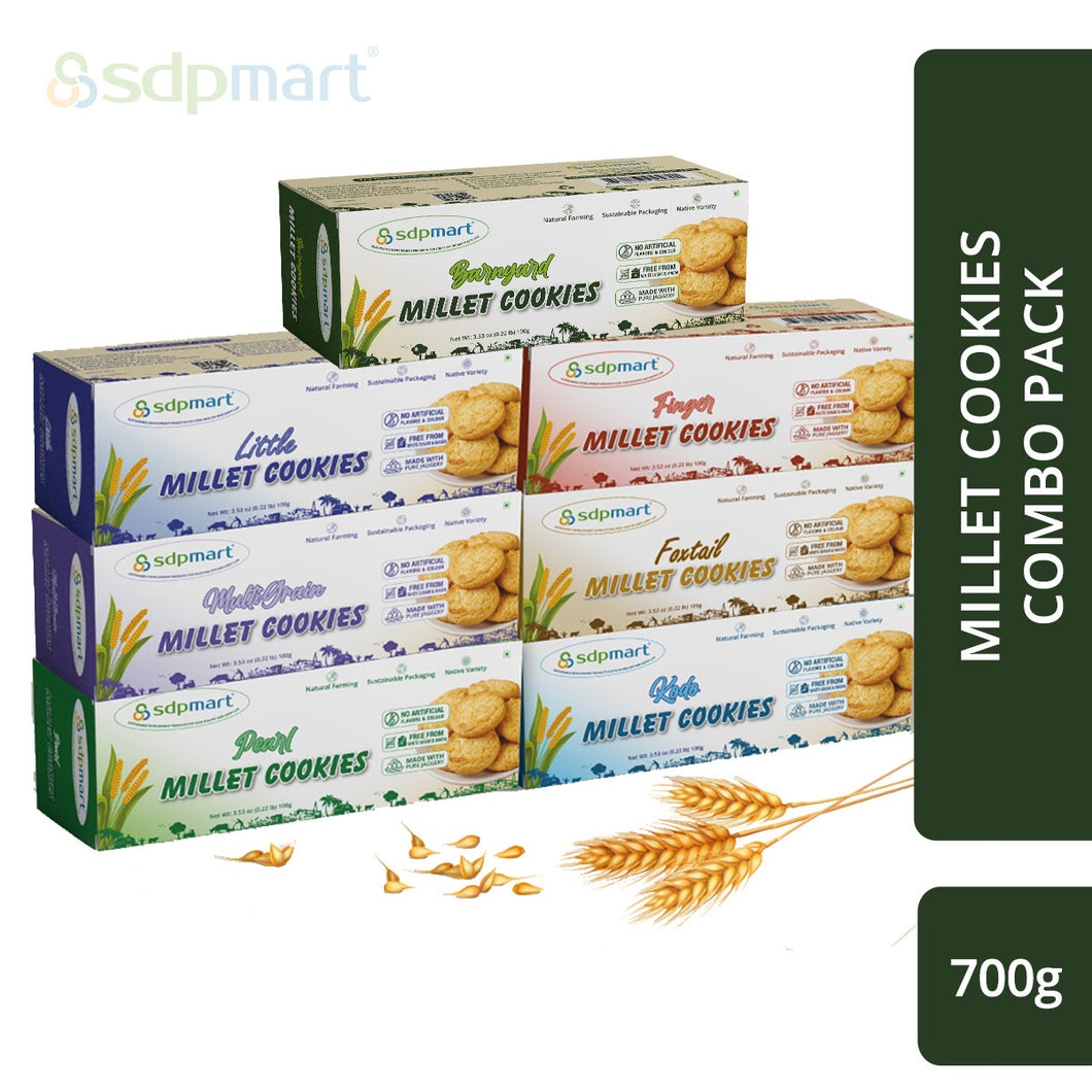 C0 - SDPMart Millet Cookies Combo - 700G (7 packs)