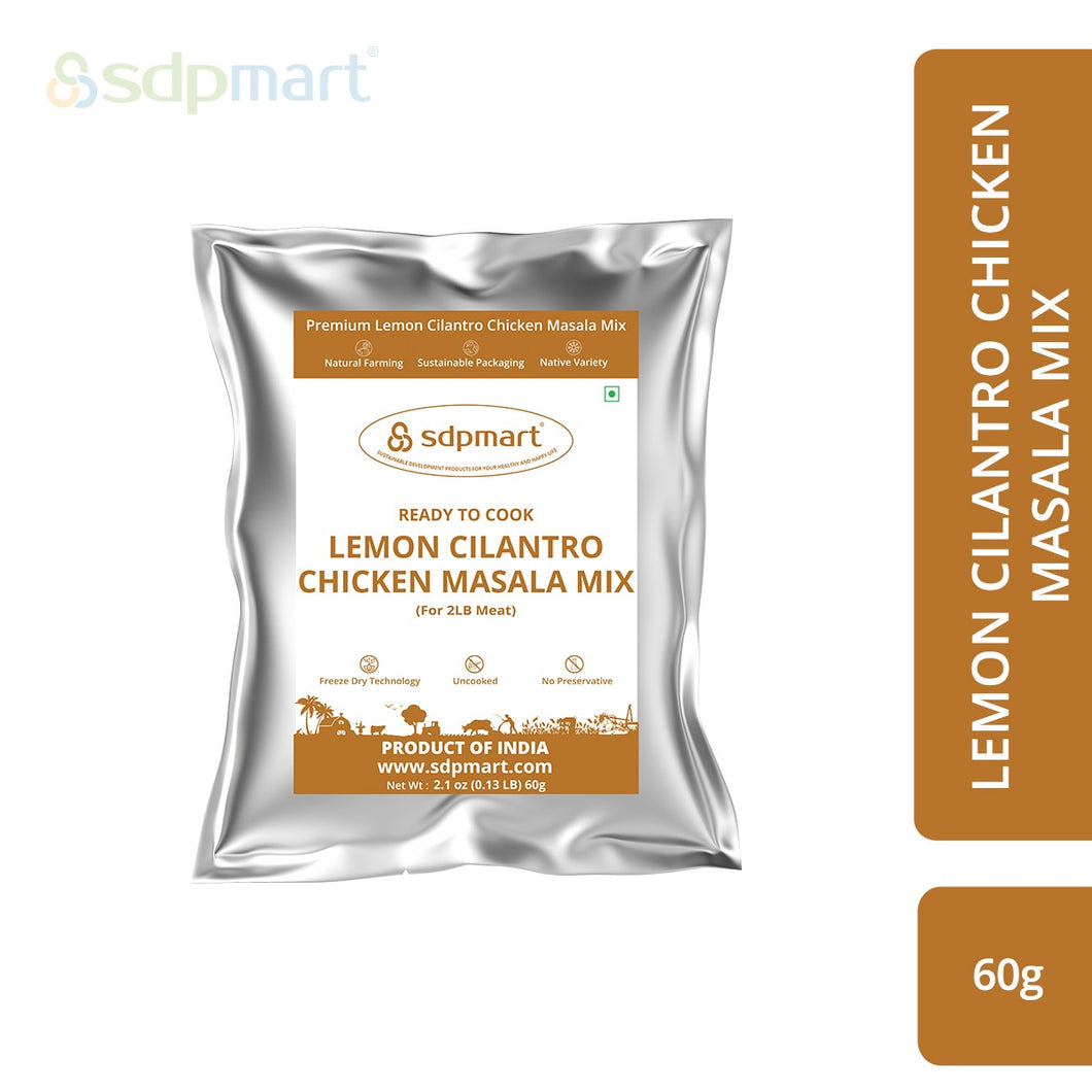 RTC6 - SDPMart Lemon Cilantro Chicken Masala mix for 2LB meat